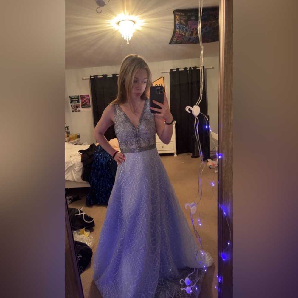 Lucci Lu Blue Ballgown Size 0/2